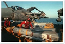 AIM-54C Phoenix Missile And A-6E Intruder Operation Desert Shield 8 x 12 Photo picture