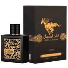 Qaed Al Fursan  By Lattafa Perfumes (Black Box)3.04 Oz EDP🥇Best USA 🇺🇸 Seller picture