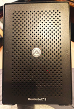 AKiTiO Node Thunderbolt 3 External Case/Enclosure Black Metal w/ Fan picture