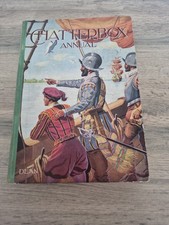 Chatterbox Annual c. 1950s Childrens Illustrated Dean & Son Hardback Vintage picture