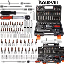 52pc Professional Tool Set Toolbox Multi-Function Home Car Repair Kit Portable picture
