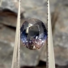AIG Certified 1.53Ct Natural Unheated Rare Color Changing Sapphire picture