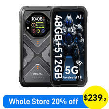 Blackview OSCAL TANK 1 5G AI Rugged Smartphone 48GB+512GB Android15 20000mAh NFC picture