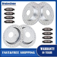 336mm Front and 352mm Rear Brake Rotors Pads Kit for Ram 1500 2006-2018 Brakes picture