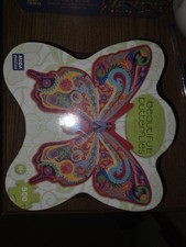 Mega Brands BEAUTIFUL BUTTERFLIES Ornate Garden Butterfly 500 Pieces Puzzle NEW picture