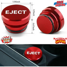 1x Car Parts Eject Button Cigarette Lighter Plug Cover Auto Red Accessories 12V picture
