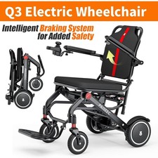 Lightweight 32Lb Foldable Electric Wheelchair Intelligent All Terrain Scooter US picture
