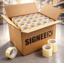 36 Rolls Shipping Packaging Box Packing Sealing Tape 2 mil 1.8