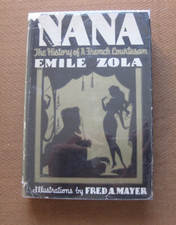 NANA by Emile Zola - 1st illustrated HCDJ 1933 - VG+ picture