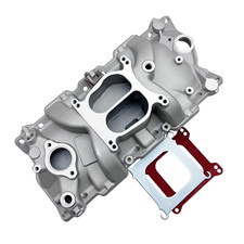 SB Chevy Intake Manifold Dual Plane 1955-86 Small Block 283 305 327 350 400 V8 picture
