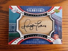 2007 UD Sweet Spot Classic Signatures DWIGHT EVANS Auto BAT BARREL  /50 Red Sox picture