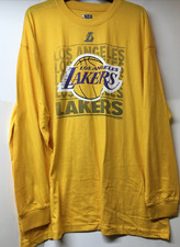 NBA Men's Los Angeles Lakers Long Sleeve T-Shirt Long sleeve cotton NWT picture