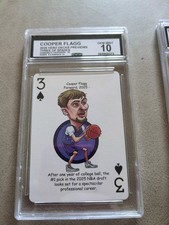 COOPER FLAG 2026 HERO DECKS PREVIEW THREE OF SPADES GEM MINT 10 GRADED  picture