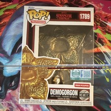 Funko Pop Stranger Things Demogorgon Metallic Gold Limited Edition #1789 1/9500 picture