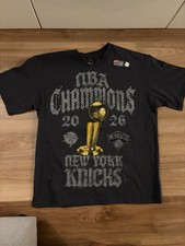 Sz M New Nike Knicks 2026 Final Champions Locker Room Rhinestone Authentic shirt picture