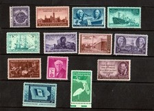 1946-47 U.S Commem COMPLETE SETS   Sc#939-47 #949-52 M/NH/OG Fresh picture