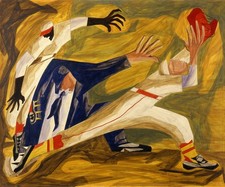 Jacob Lawrence: The Long Stretch 22x30 Archival Quality Fine Art Print picture