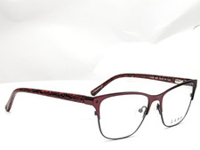 L.A.M.B. by Gwen Stefani LA 026 BUR Burgundy Women's Eyeglasses Frames 52-15-135 picture