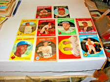 1959 Topps 10 Card Value Lot 2hofs,1yank,4stars-semis,3 highs Roberts, Fox-Luis+ picture