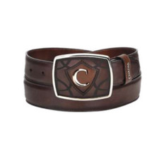 Cuadra Men's Bovine Leather Western Brown Belt BC158 picture