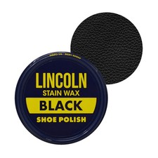 Lincoln Stain Wax Shoe Polish Military Army Spit Shine BLACK ONLY Made in USA picture
