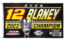 2023 Ryan Blaney #12 Champion Cup Nascar Racing 3x5 FT Flag Wall Decore Banner picture