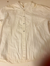Wah Maker Frontier Men’s XL White Victorian Old West Shirt – Made in USA picture