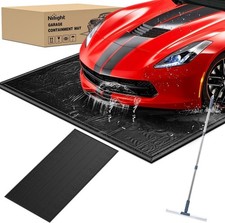 Garage Containment Mat 7.9x18ft; PVC Snow Water Floor Mat SUV Truck picture