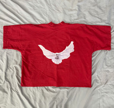 Yeezy Gap Crop Dove No Seam Tee in Red Size Small (Excellent Condition) RARE YZY picture