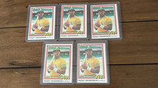 1981 Donruss Rickey Henderson lot (5) picture