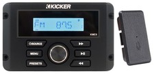Kicker 46KMC3 Marine Digital Media Receiver w/Bluetooth/USB+Mic For Boat/ATV/UTV picture