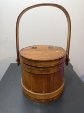 Antique Wooden Firkin 6.5