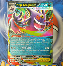 Mega Gengar EX Full Art Holo Me02: Phantasmal Flames 073 Pokemon TCG picture