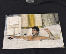 Scarface T-Shirt Men's Large Al Pacino Bath Tub Print NWOT picture