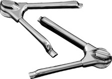 Kuryakyn 7815 Swingarm Tube Covers Chrome 2008-2017 Harley Softail picture