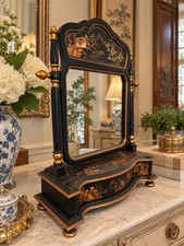 LG Vintage RC Creations Chinoiserie Pagoda Vanity Mirror Jewelry Storage - China picture