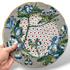 Antique Wedgwood Daisy Chintz PLUM BLOSSOM Plate 10” 1907 ~ READ picture