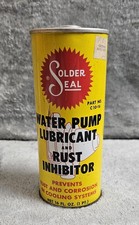 Vintage NOS UNOPENED 15 Oz Solder Seal Water Pump Lubricant Full Excellent picture