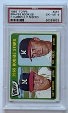 PHIL NIEKRO 1965 Topps Rookie Stars #461 BRAVES PSA 6 HOF picture