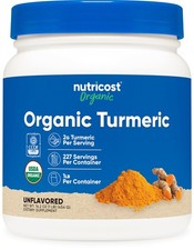 Nutricost Organic Turmeric Powder 1 LB (16oz) - Food Grade, Gluten Free, Non-GMO picture