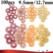 100pcs Dental SOFLEX Discs Composite Finishing Polishing Discs 9.5/12.7mm picture