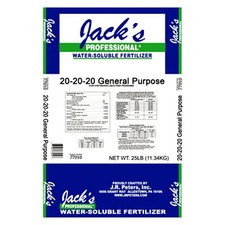 Jack's Professional 20-20-20 General Purpose Water-Soluble Fertilizer, 25lbs picture