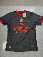 PUMA AC Milan 26/27 Third Jersey XL Black Red Officially Licensed Players Ver picture