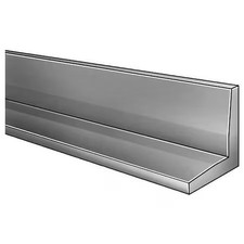 Zoro Select 61A.25X2.5-48 Angle Stock 6061,  Aluminum,  1/4 In Thick, 2 1/2 In, picture