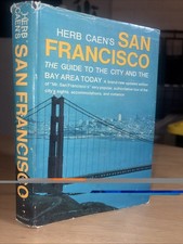 Herb Caen's San Francisco Guide City Bay Area 1965 1st Edition Thus NF in G DJ picture