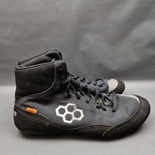 Rudis Colt 3.0 Wrestling Shoes Mens 9.5 Black High Top Combat MMA Sneakers picture