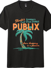 Publix Supermarket Vintage Tee | Florida’s Finest Graphic, Unisex Black & White picture