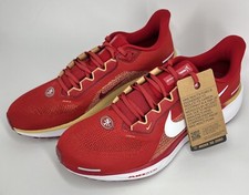 Size 11 Nike San Francisco 49ers Pegasus 41 Shoes Red White FZ5070-600 Mens picture