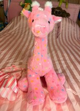 Build a bear Pink Frosted Animal Cookie Giraffe and Dress NWT picture