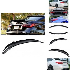 Oasiland Rear Spoiler Carbon Fiber PSM Style Duckbill for 2014-2024 Infiniti picture